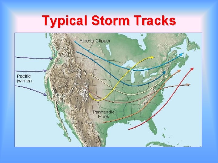Typical Storm Tracks 