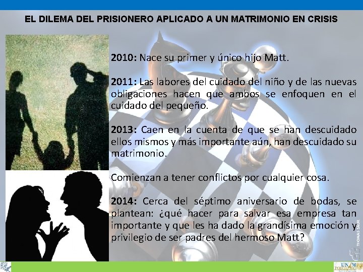 EL DILEMA DEL PRISIONERO APLICADO A UN MATRIMONIO EN CRISIS 2010: Nace su primer EL DILEMA DEL PRISIONERO APLICADO A UN MATRIMONIO EN CRISIS 2010: Nace su primer