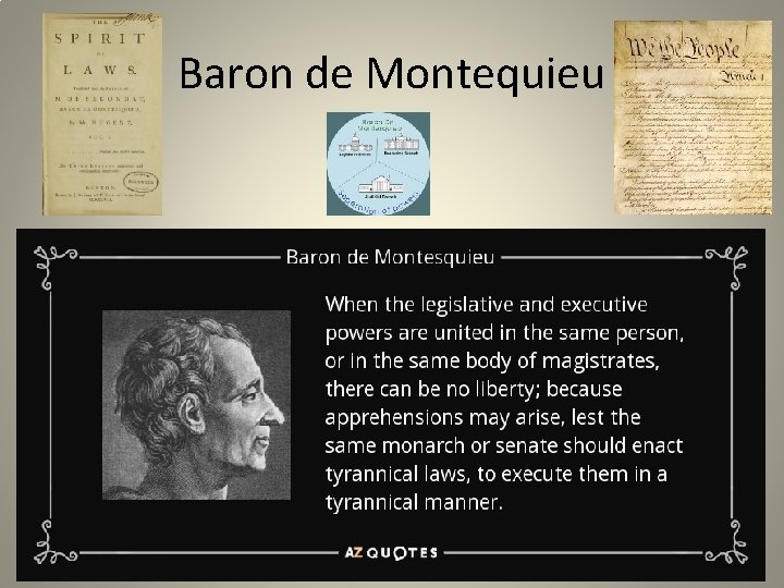 Baron de Montequieu 