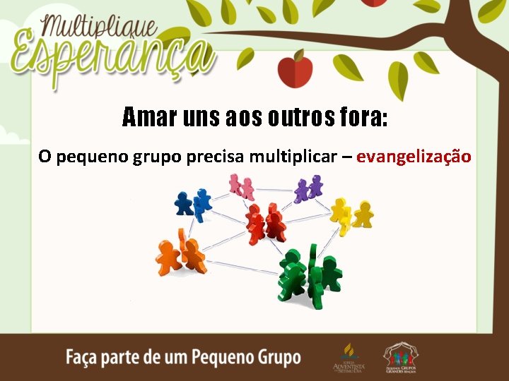 Amar uns aos outros fora: O pequeno grupo precisa multiplicar – evangelização 