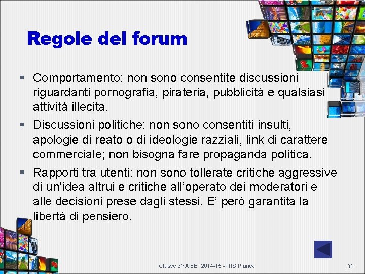 Regole del forum Comportamento: non sono consentite discussioni riguardanti pornografia, pirateria, pubblicità e qualsiasi Regole del forum Comportamento: non sono consentite discussioni riguardanti pornografia, pirateria, pubblicità e qualsiasi
