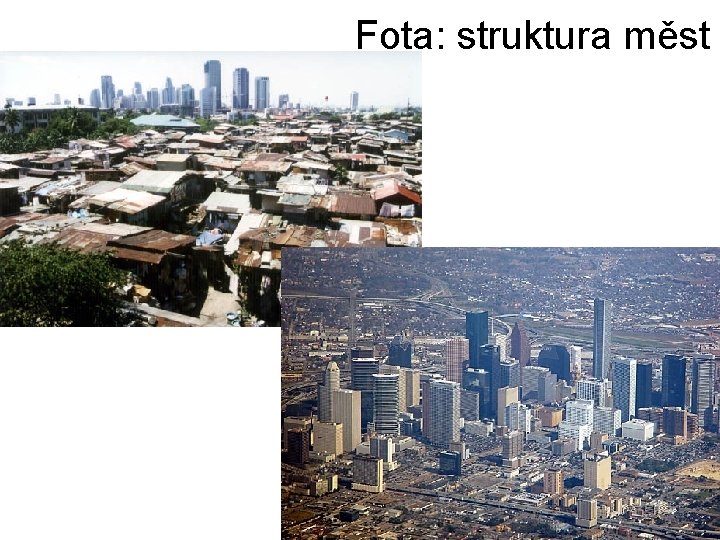 Fota: struktura měst 