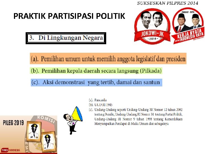 PRAKTIK PARTISIPASI POLITIK 