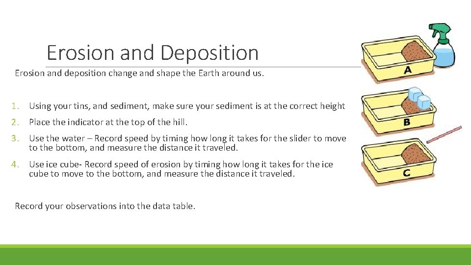 Erosion and Deposition Erosion and deposition change and shape the Earth around us. 1.