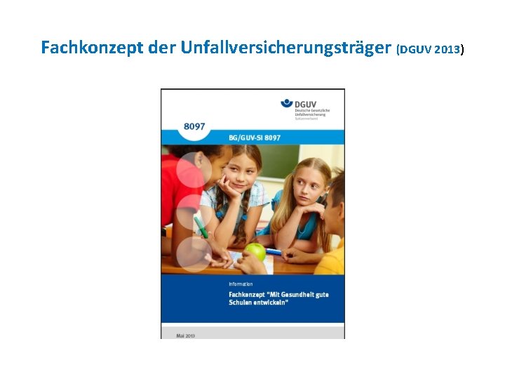 Fachkonzept der Unfallversicherungsträger (DGUV 2013) 