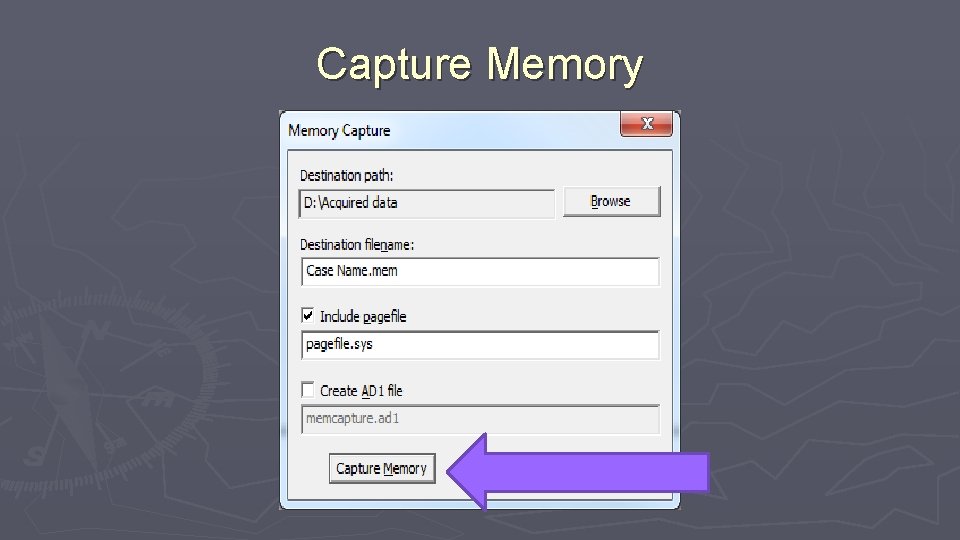 Capture Memory 