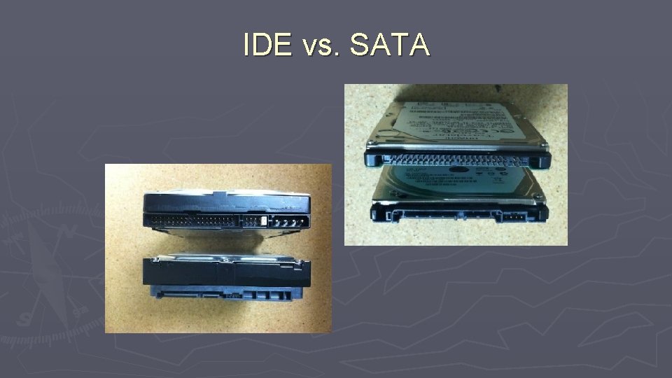 IDE vs. SATA 