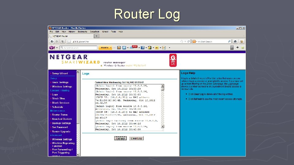 Router Log 
