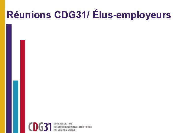 Réunions CDG 31/ Élus-employeurs 