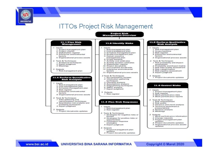 ITTOs Project Risk Management 