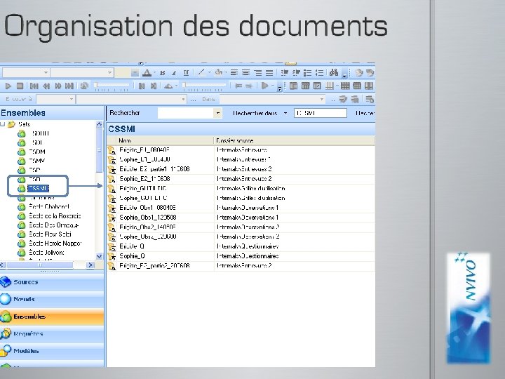 captures d’écran pour N’Vivo 