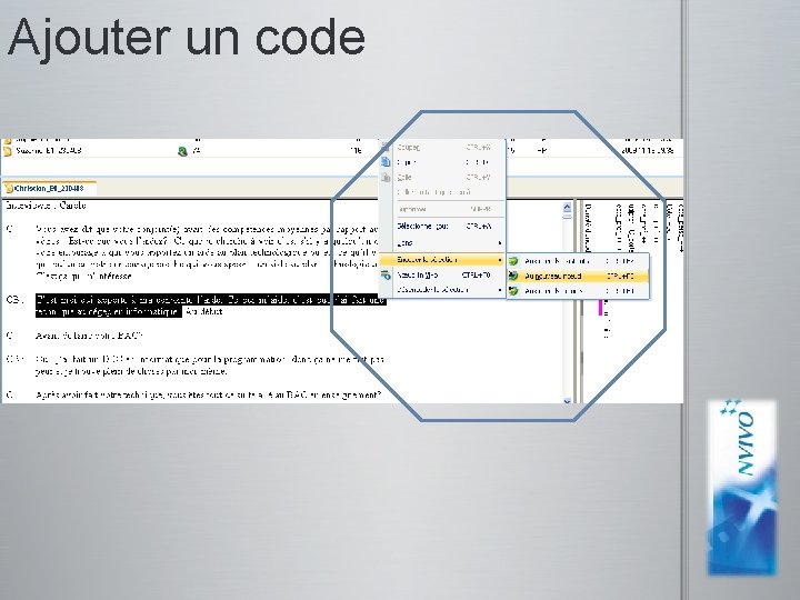 Ajouter un code captures d’écran pour N’Vivo 