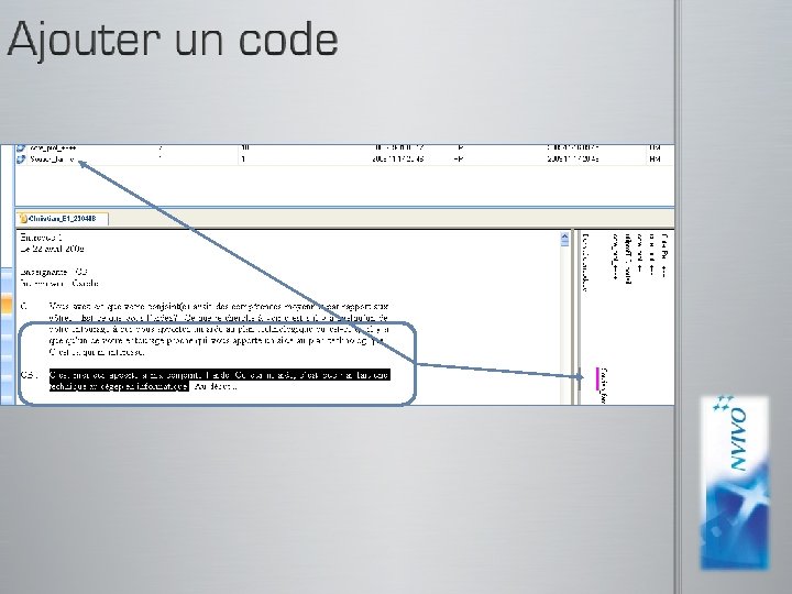 captures d’écran pour N’Vivo 