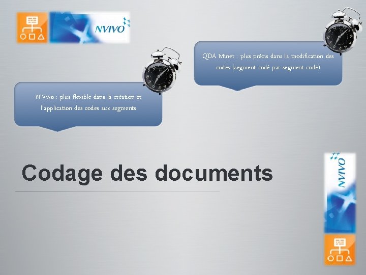 QDA Miner : plus précis dans la modification des codes (segment codé par segment