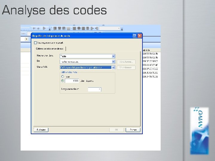 captures d’écran pour N’Vivo 