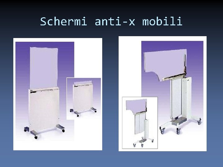 Schermi anti-x mobili 