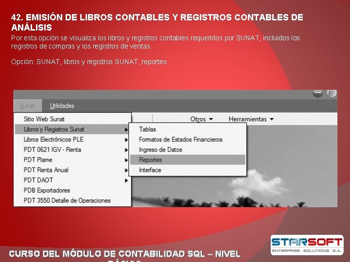 CURSO DEL MDULO DE CONTABILIDAD SQL NIVEL BSICO