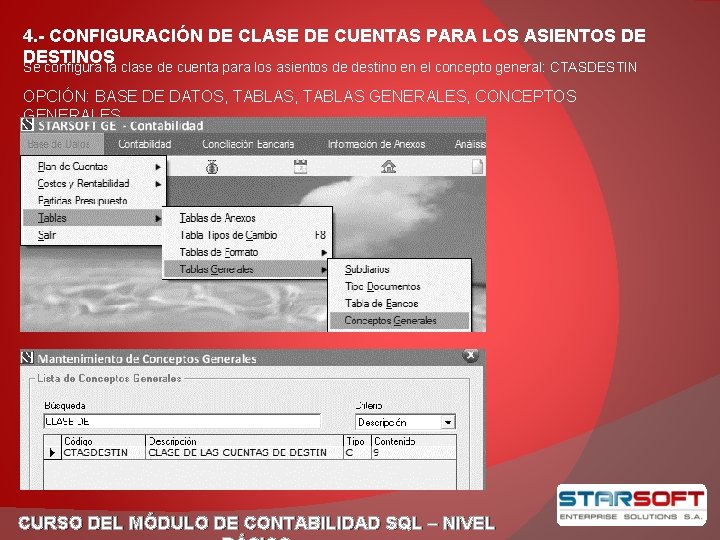 CURSO DEL MDULO DE CONTABILIDAD SQL NIVEL BSICO