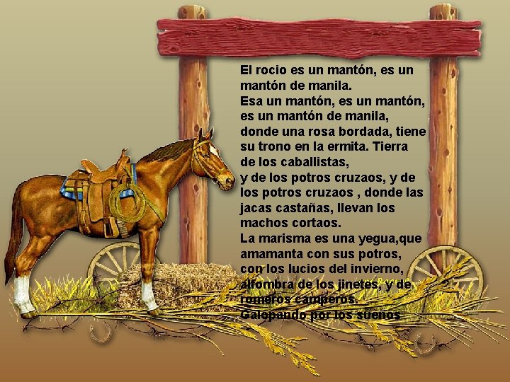 El rocio es un mantón, es un mantón de manila. Esa un mantón, es El rocio es un mantón, es un mantón de manila. Esa un mantón, es