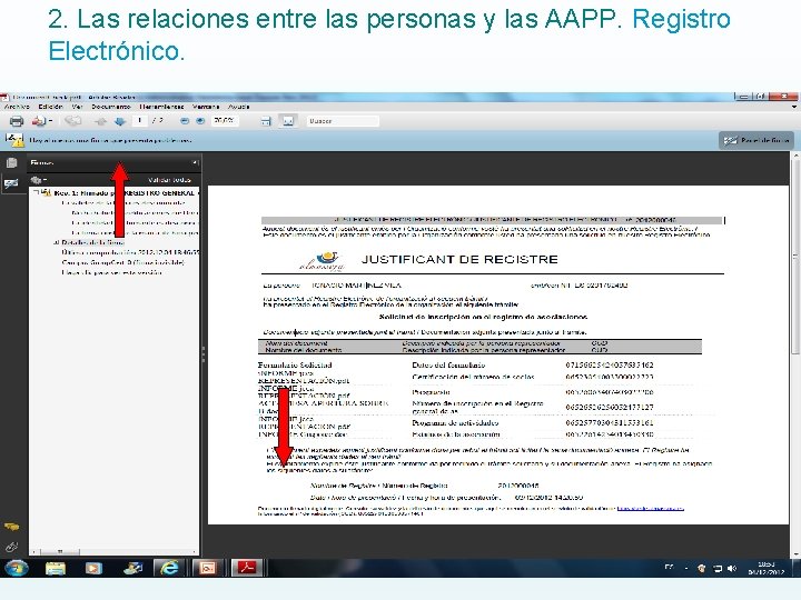 2. Las relaciones entre las personas y las AAPP. Registro Electrónico. 2. Las relaciones entre las personas y las AAPP. Registro Electrónico.