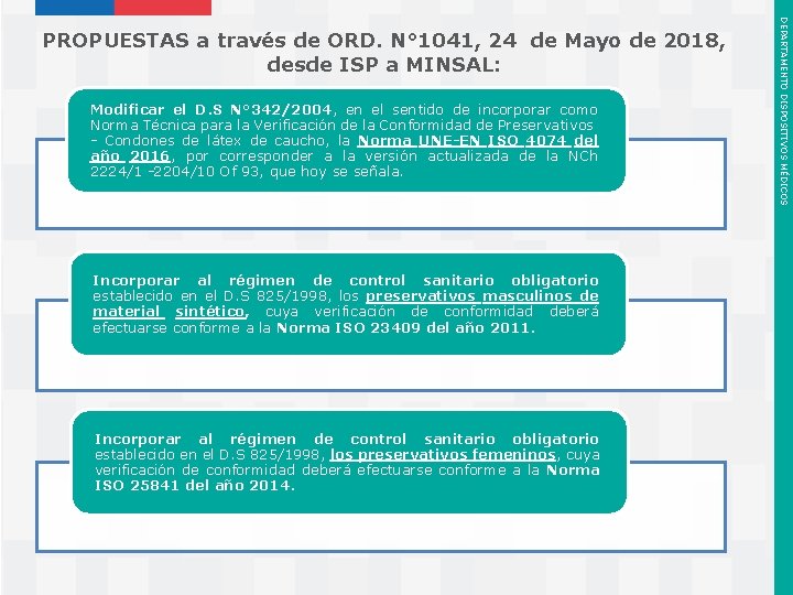 Modificar el D. S N° 342/2004, en el sentido de incorporar como Norma Técnica