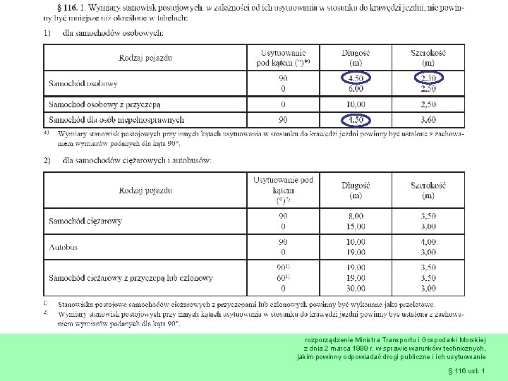 rozporządzenie Ministra Transportu i Gospodarki Morskiej z dnia 2 marca 1999 r. w sprawie