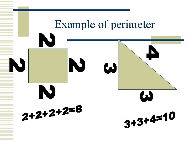 Example of perimeter 