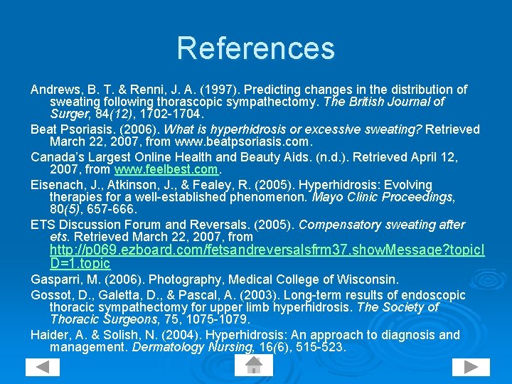 References Andrews, B. T. & Renni, J. A. (1997). Predicting changes in the distribution