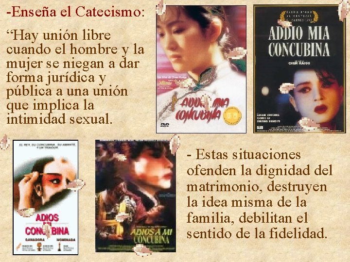 -Enseña el Catecismo: “Hay unión libre cuando el hombre y la mujer se niegan -Enseña el Catecismo: “Hay unión libre cuando el hombre y la mujer se niegan