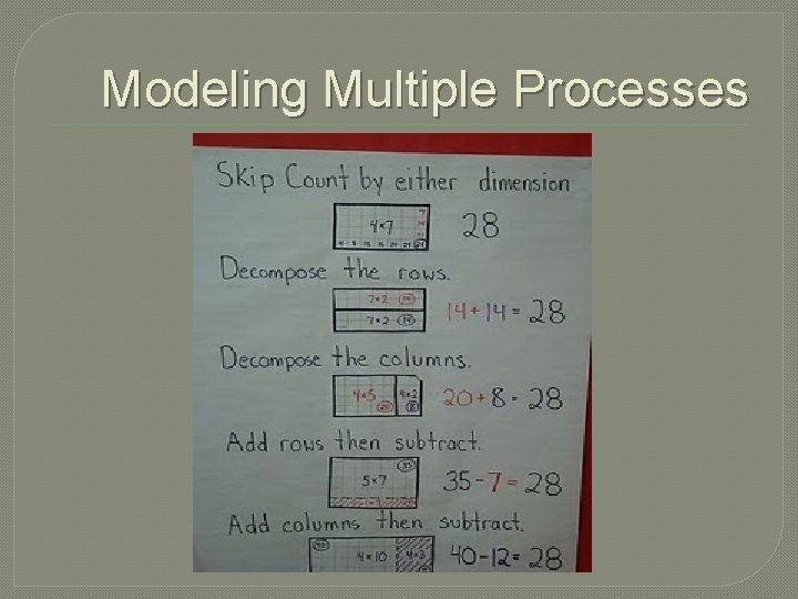 Modeling Multiple Processes 