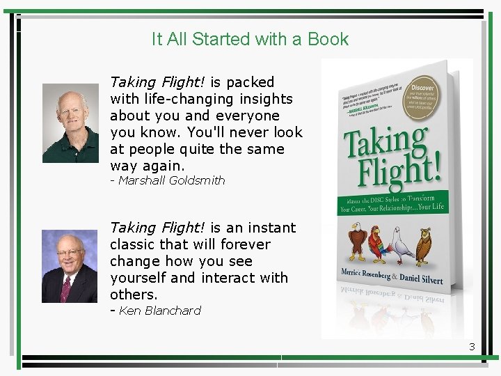 It All Started with a Book Taking Flight! is packed with life-changing insights about