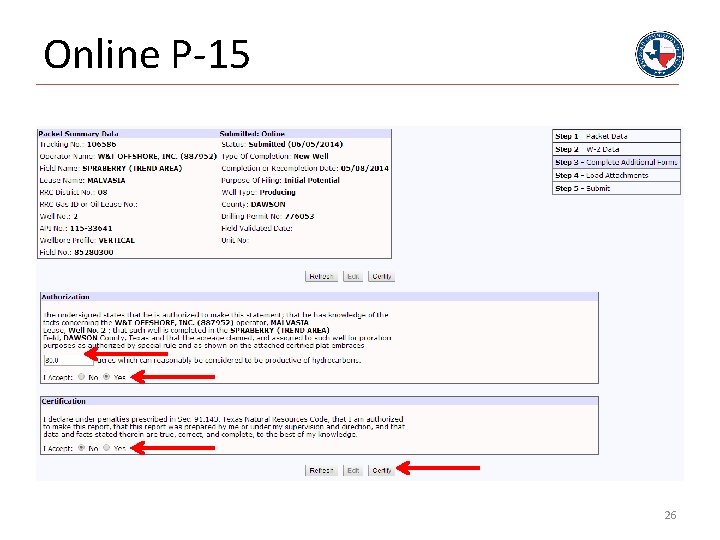 RAILROAD COMMISSION OF TEXAS How to Submit Oil