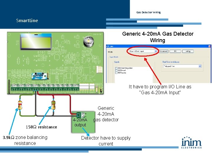 Gas Detector Wiring Smart. Line Generic 4 -20 m. A Gas Detector Wiring It