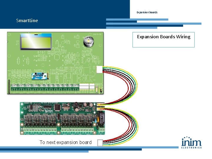 Expansion boards Smart. Line Expansion Boards Wiring To next expansion board 