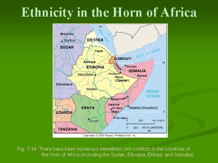 Ethnicity in the Horn of Africa Fig. 7 -14: There have been numerous interethnic