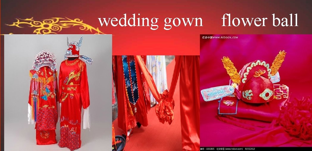 wedding gown flower ball 