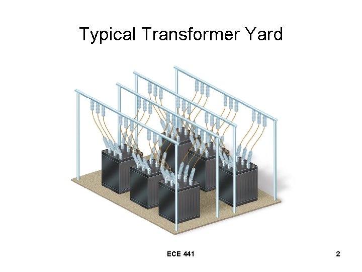 Typical Transformer Yard ECE 441 2 Typical Transformer Yard ECE 441 2