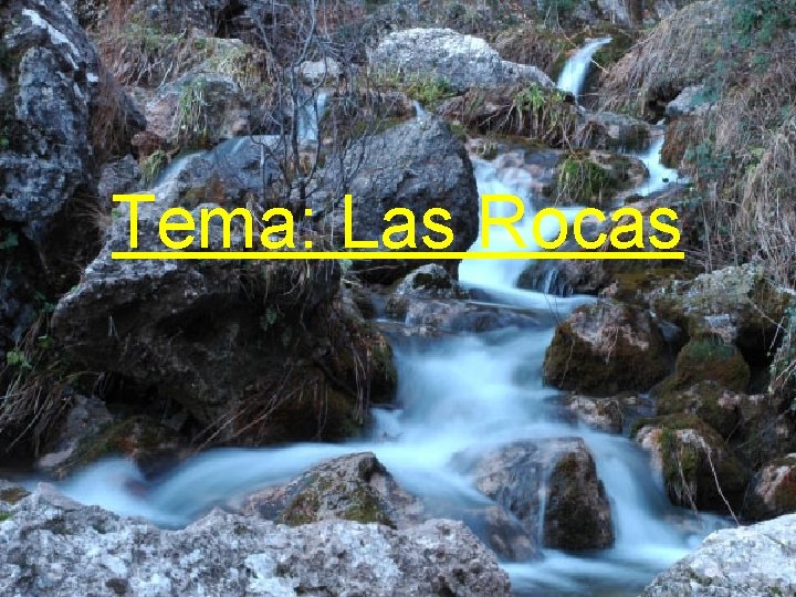 Tema: Las Rocas 