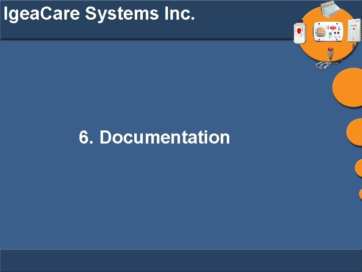 Igea. Care Systems Inc. 6. Documentation 