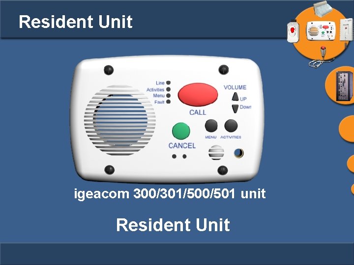Resident Unit igeacom 300/301/500/501 unit Resident Unit 