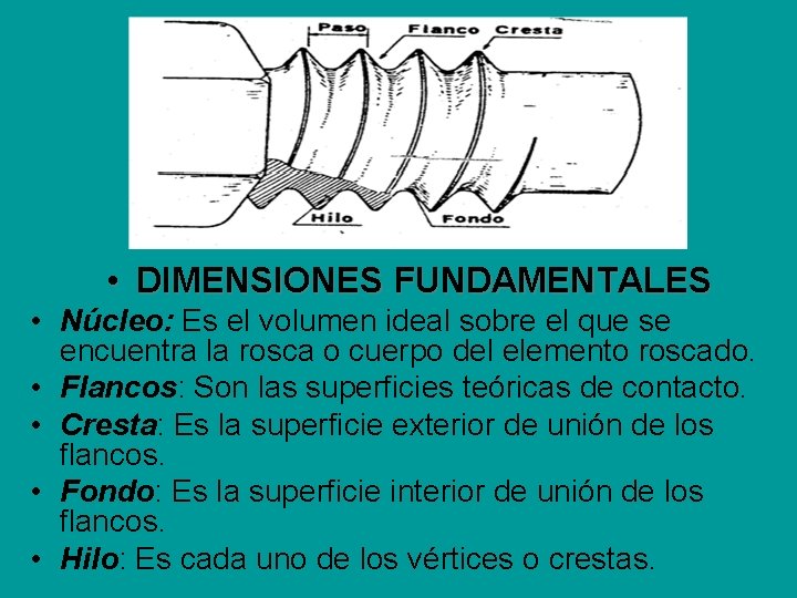 • DIMENSIONES FUNDAMENTALES • Núcleo: Es el volumen ideal sobre el que se • DIMENSIONES FUNDAMENTALES • Núcleo: Es el volumen ideal sobre el que se