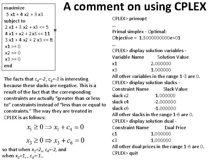 maximize 5 x 1 + 4 x 2 + 3 x 3 subject to