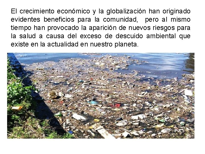 El crecimiento económico y la globalización han originado evidentes beneficios para la comunidad, pero