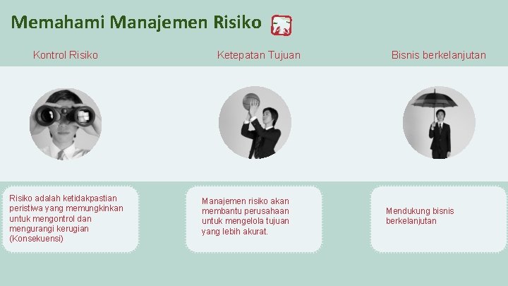 Memahami Manajemen Risiko Kontrol Risiko adalah ketidakpastian peristiwa yang memungkinkan untuk mengontrol dan mengurangi