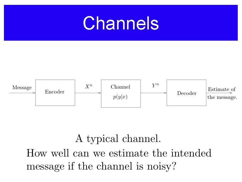 Channels 