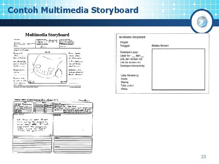 Contoh Multimedia Storyboard 23 