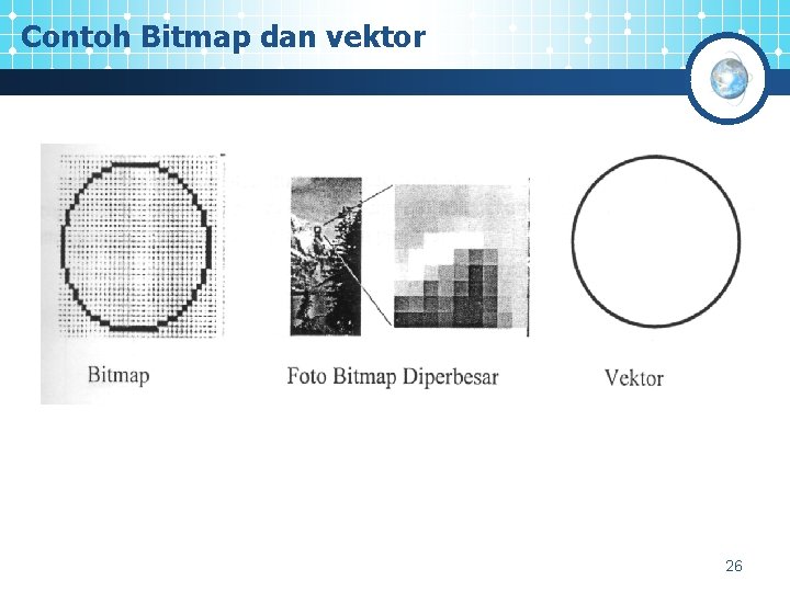 Contoh Bitmap dan vektor 26 