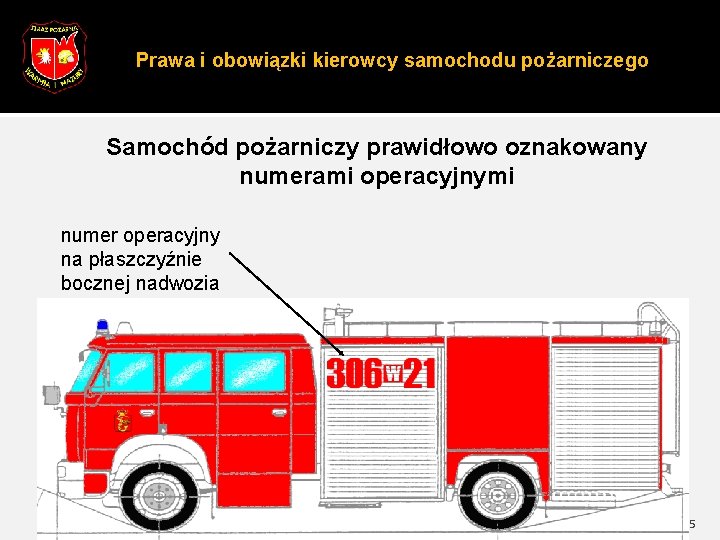 Prawa i obowiązki kierowcy samochodu pożarniczego Prawai iobowiązkikierowcysamochodupożarniczego Prawa i obowiązki kierowcy samochodu pożarniczego