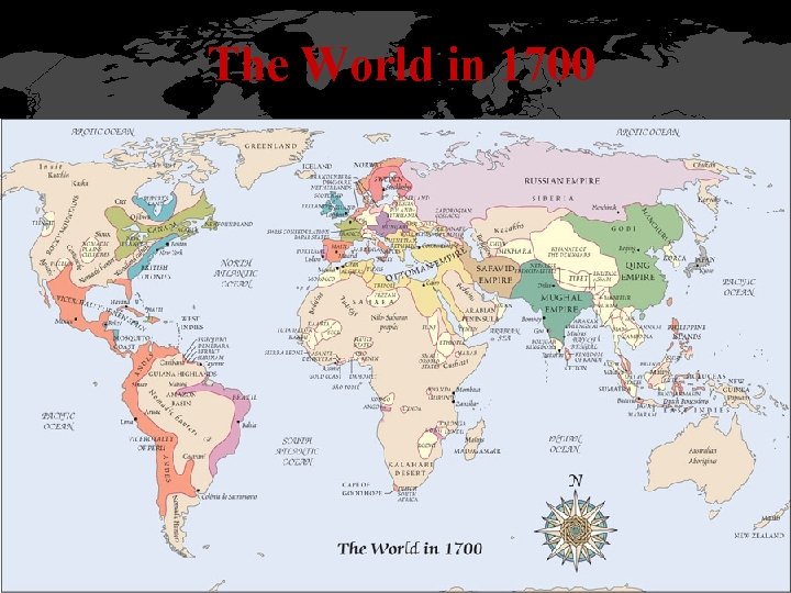 The World in 1700 