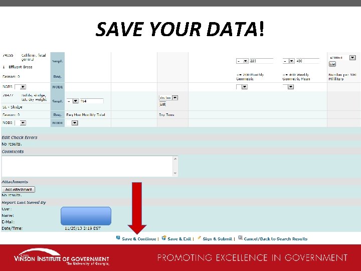 SAVE YOUR DATA! 